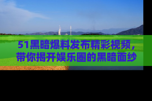 51黑暗爆料发布精彩视频，带你揭开娱乐圈的黑暗面纱