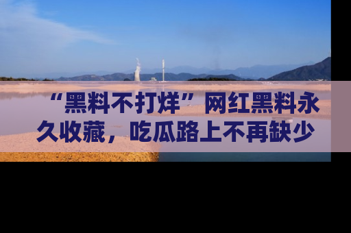 “黑料不打烊”网红黑料永久收藏，吃瓜路上不再缺少惊喜与乐趣
