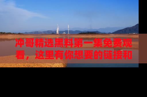 冲哥精选黑料第一集免费观看,这里有你想要的链接和内幕!