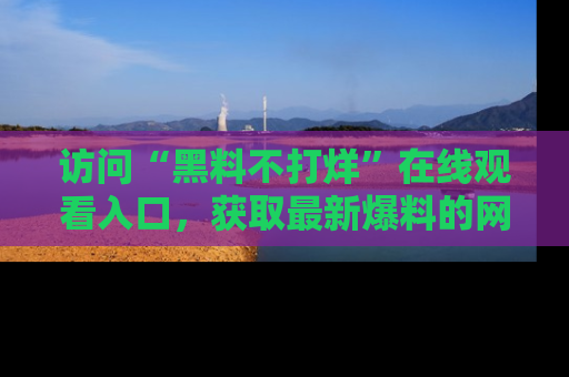 访问“黑料不打烊”在线观看入口，获取最新爆料的网址！
