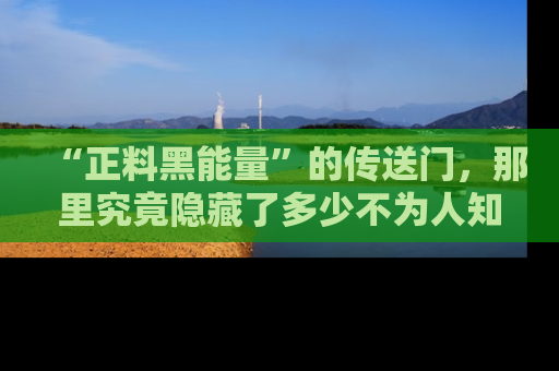 “正料黑能量”的传送门,那里究竟隐藏了多少不为人知的秘密?