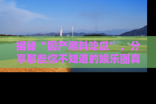 揭秘“国产黑料吃瓜”,分享那些你不知道的娱乐圈真实内幕!