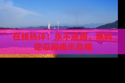 在线热评!永不迷路,黑料吃瓜网揭示真相