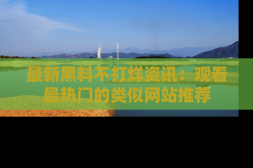 最新黑料不打烊资讯:观看最热门的类似网站推荐